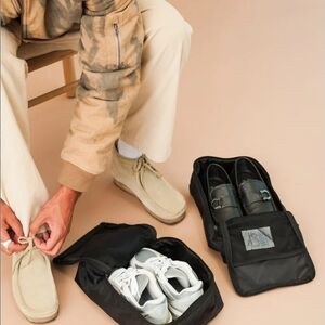 Calpak Black Shoe Cube Bags
